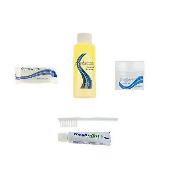 24 Kits - Bulk Case of Wholesale Teen Basic Hygiene & Toiletries for Men, Women, Travel, Charity