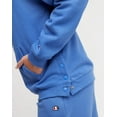 thumbnail image 6 of Champion Women's Campus Eco Fleece Funnel Neck Sweatshirt Warm Blueberry W4660G 586GUA GLF, 6 of 6