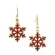 thumbnail image 3 of 4 Pendientes de Nieve, Pendientes de Navidad, Pendientes Colgantes para Mujer, para Cumpleaños, Navidad, Graduación, Día n Valentín, 4 piezas, 3 of 8