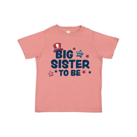 

Inktastic Big Sister to Be with Stars Gift Toddler Boy Girl T-Shirt