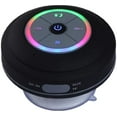 thumbnail image 5 of Waterproof Portable Shower Bluetooth 4.0 Speakers Subwoofer, Colorful LED Effect, Strong Adhesion, Hands-Free Calls for Smartphone All Bluetooth Device(Black), 5 of 5