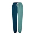 thumbnail image 3 of Turilly Womens Sweatpants Pant Clearance Womens Casual Color Block Sweatpants Loose Lounge Trousers With Pockets High Waist Pants, 3 of 3