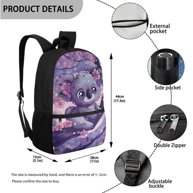 Yuyamidu Koala Bookbag and Lunch Box Set for Girls 6-8  display picture 1