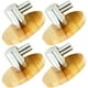 thumbnail image 2 of 4pcs Ganchos autoadhesivos Ganchos para albornoz de acero inoxidable y bambú Ganchos de pared Toalleros de cocina Ganchos para abrigos Sin taladrar Baño Cocina Oficina Ganchos Ganchos para toallas Vhermosa 2035030, 2 of 8