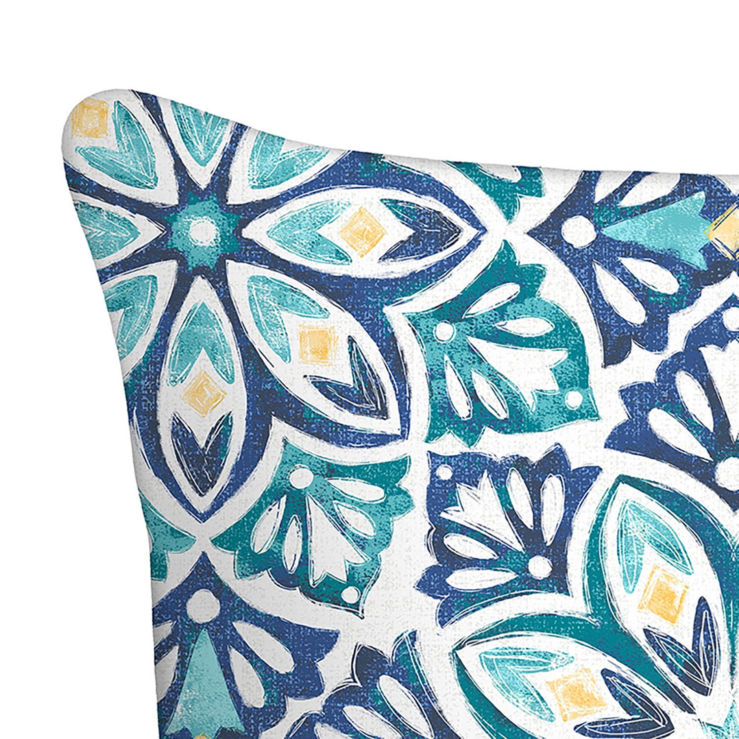 Mainstays 16" x 16" Decorative Outdoor Throw Pillow, Glacier