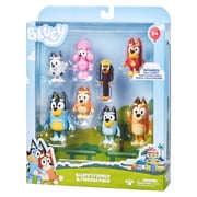 Bluey Family and Friends Figure 8-pack, 2.5-3 inch Action Figures, Ages 3+