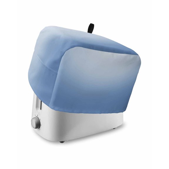 Toaster Cover 4 Slice Gradient Blue Toaster Oven Cover with Pockets Solid Color Dustproof Bakeware Protector Small Kitchen Appliance Dust Covers and Fingerprint Protection
