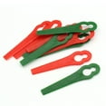 thumbnail image 2 of 100pcs Lawn Mower Blades Plastic Trimming Blades Grass Trimmer Blade, 2 of 5