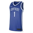 thumbnail image 2 of Men's Nike #1 Royal Kentucky Wildcats Limited Basketball Jersey, 2 of 3