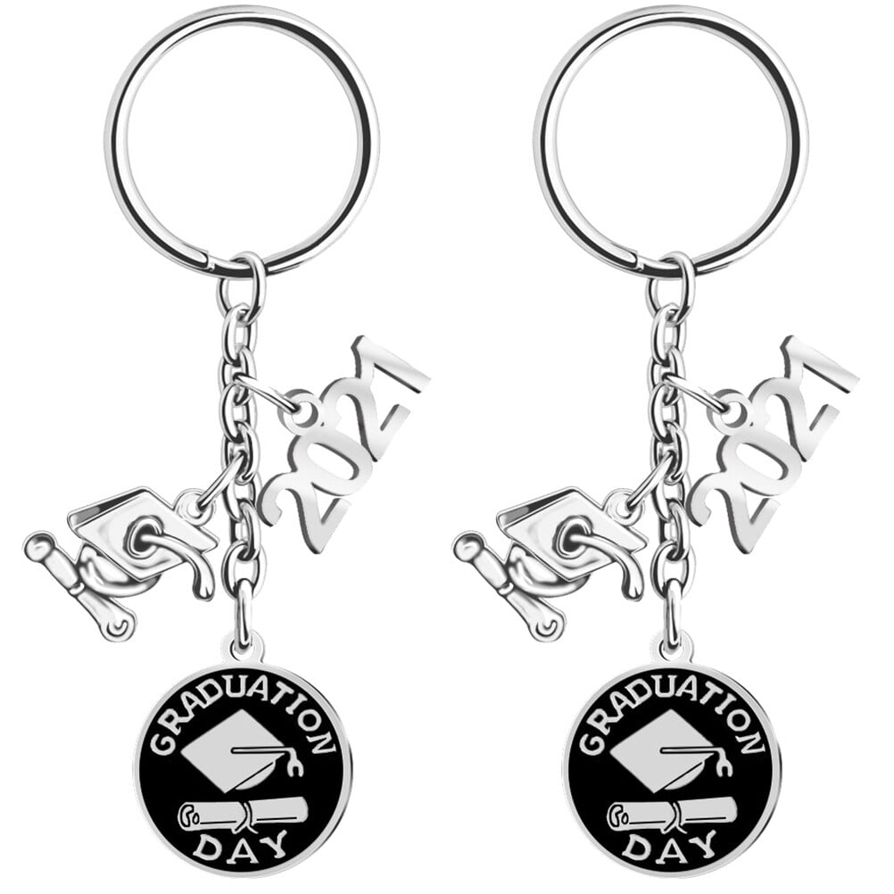 Graduation Keychain Key Graduates Inspirational Pendant Metal Gifts