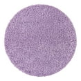 thumbnail image 3 of Unique Loom Solid Shag Collection Area Rug (7' 1" Round Lilac), 3 of 7