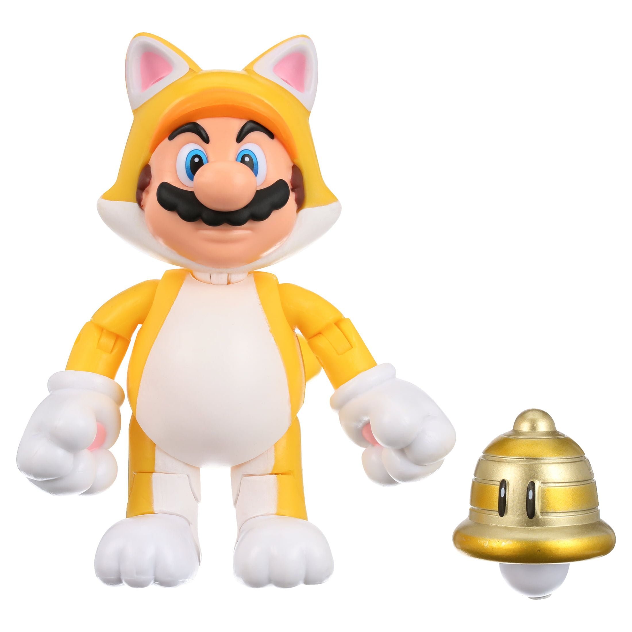  World of Nintendo 91424 2.5 Cat Mario Action Figure : Toys &  Games