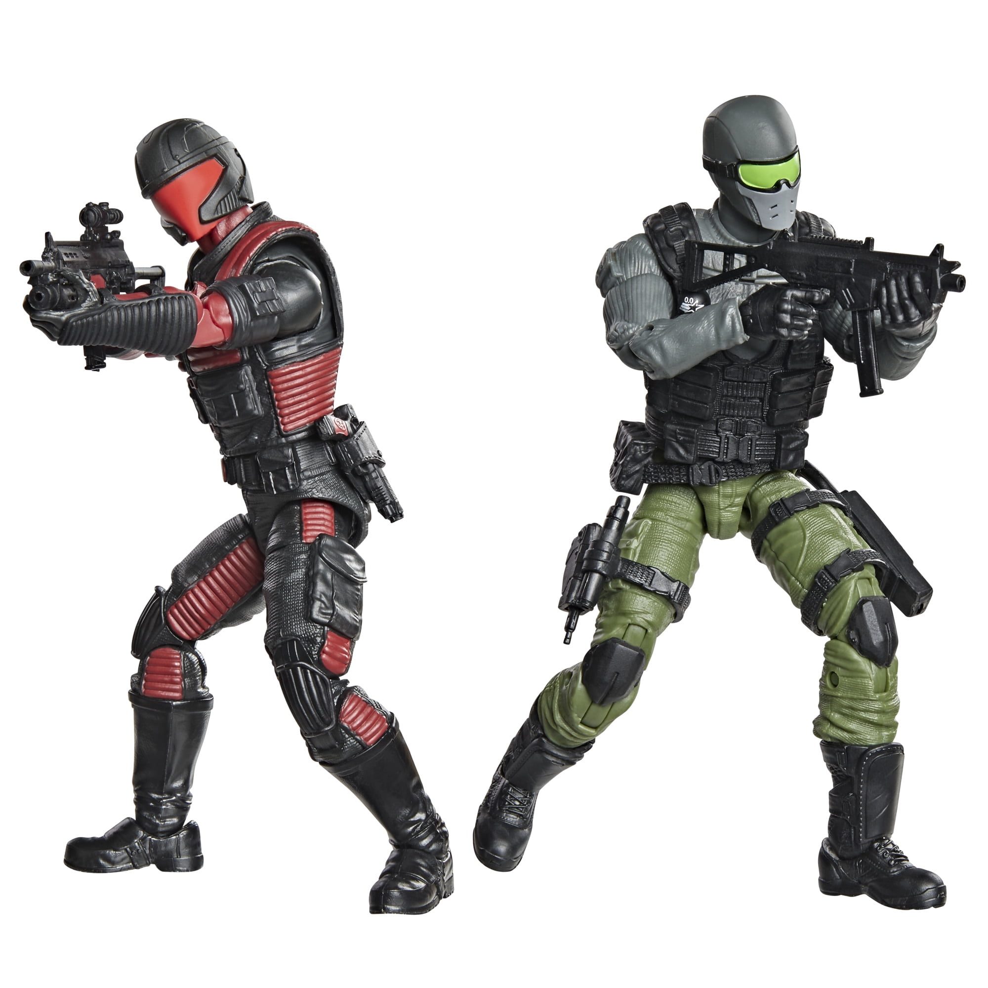 G.I. Joe Classified Series 218, Snake Eyes & Varmint ATV Vs. Stealth Viper & Cobra Stealth Flight Pod (Trubble Bubble), 6 Inch Action Figures & Vehicles