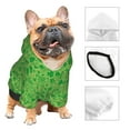 thumbnail image 4 of Uemuo St Patrick's Day for Winter Dog Hoodie Sweatshirts with Pockets Warm Dog Clothes for Small Dogs Chihuahua-Small, 4 of 8