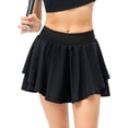 thumbnail image 1 of Falda pantalón deportiva para mujer, falda de tenis, falda pantalón de golf, falda mini lápiz deportiva informal para correr, azul, 6/M, 1 of 6
