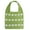 Green, variant on Luxtrada Heart Shaped Knitted Tote Bag Fashionable Women‘s Crochet Shoulder Bag (Red)