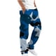 thumbnail image 2 of Pantalones de trabajo de camuflaje para hombre, cintura elástica, rectos, con cordón y bolsillo, 2 of 7