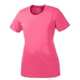 thumbnail image 5 of Port & Company Ladies Performance Tee-4XL (Neon Pink), 5 of 6