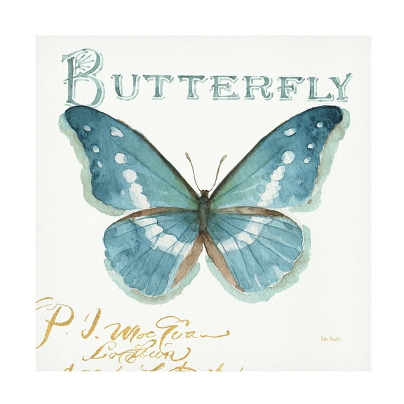 Trademark Fine Art "My Greenhouse Butterflies II" Canvas Art by Lisa Audit