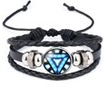 thumbnail image 1 of Pulsera de cuero de Marvel para niños, accesorios de Capitán América, Spiderman, Hulk, Deadpool, figura de Anime, pulsera de Cosplay, juguetes para niños, regalos, 1 of 6