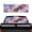 Bald Eagle Flag Art, variant on Pzuqiu Patriotic Eagle Rear Window Decal 66.9 x 22.4 Inch Truck Rear Window Decal for Most Pickup Trucks, Vinyl Anti-Deformation Pickup Car Window Stickers