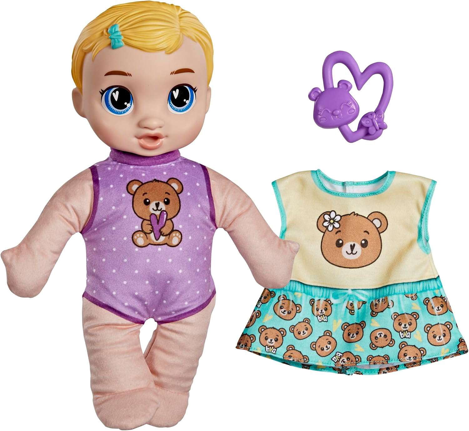 Littles by Baby Alive: Little Zack 6-Inch Doll Blonde Hair, Blue