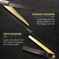 thumbnail image 3 of Professional Barber Shears - Hair Cutting Scissors Hair Thinning Scissors For Men, Women - Perfect For Hair Cutting And Trimming, 3 of 10