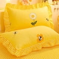 thumbnail image 2 of Yellow Floral Bedding Set Collection with Bed Sheet, 2 of 7
