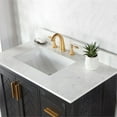 thumbnail image 4 of Gazsi 36" Single Bathroom Vanity Set in Black Oak with Grain White Composite Stone Countertop without Mirror, 4 of 9
