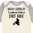 thumbnail image 4 of Inktastic Motocross Dirt Biking Future Dirt Biker Boys or Girls Long Sleeve Baby Bodysuit, 4 of 5