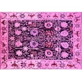 thumbnail image 1 of Ahgly Company Indoor Rectangle Oriental Pink Traditional Area Rugs, 3' x 5', 1 of 4