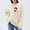 Z02#Beige, variant on IROINNID Sweater for Christmas Women's Cute Funny Print Holiday Party Winter Warm Xmas Crewneck Sweater