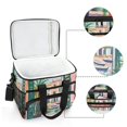 thumbnail image 6 of FORMRS Insulated Cooler Bag 24 Cans Capacity Soft Leakproof Lunch Box with Side Pockets, Window Scene, 6 of 7