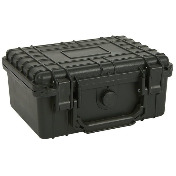 Strongway 9in. Plastic Water-Resistant Ammo Box, Black