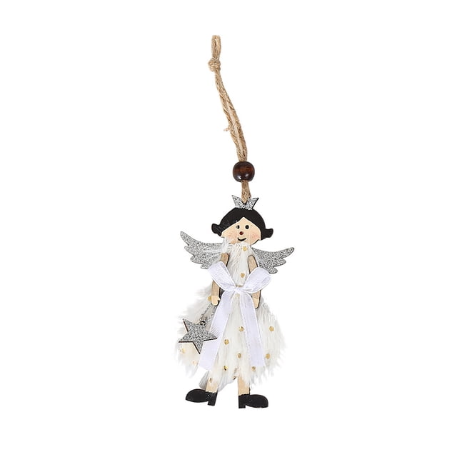 Xihbxyly Artículos Colgante de Ángel Niña para Árbol de Navidad, Decoración Del Hogar
