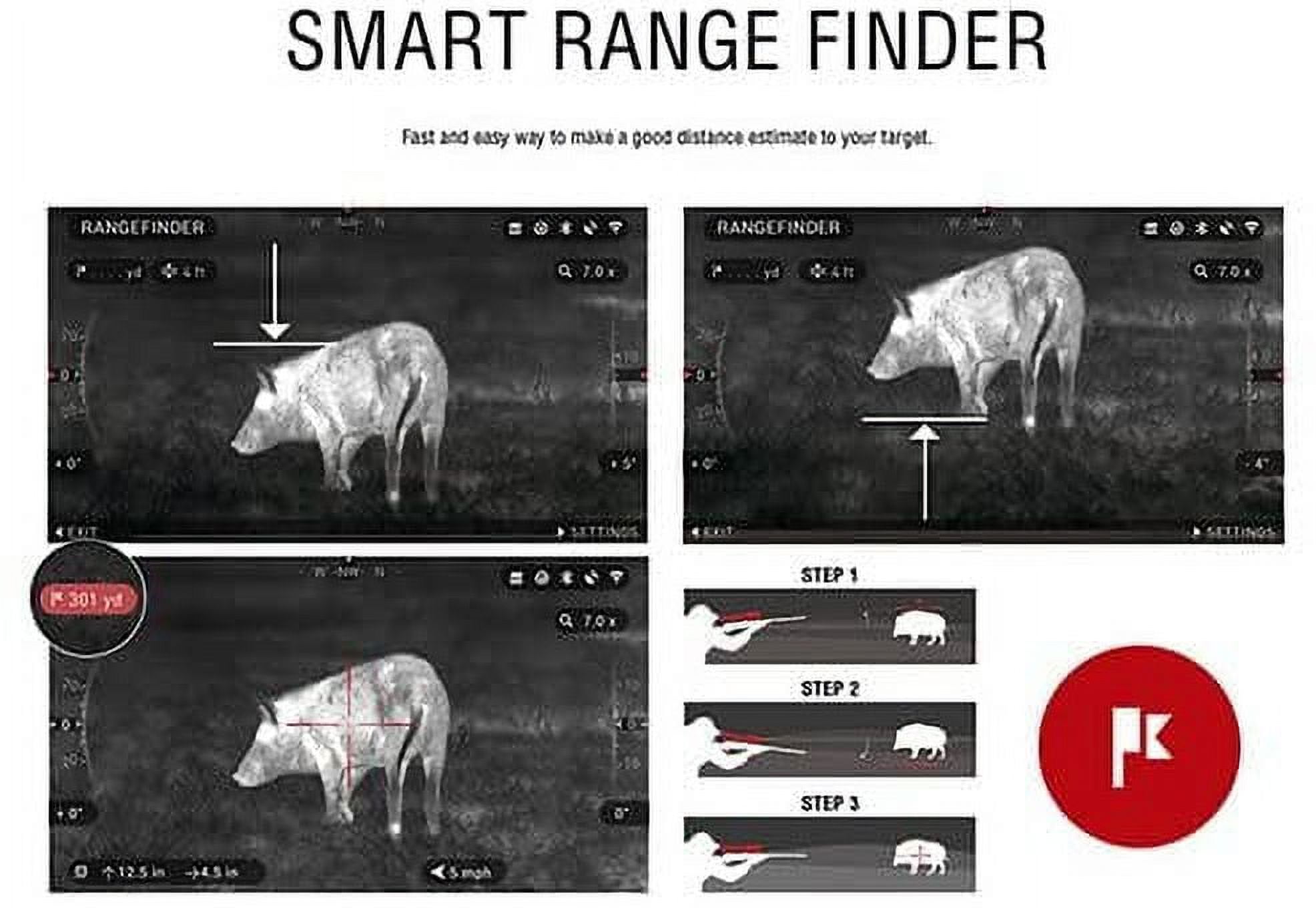 ATN Thor 4, 640 2.5-25x Thermal Rifle Scope Mossy Oak Break-Up Country FREE X-Sound+cap+t-shirt