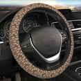 thumbnail image 5 of Fotbe brown sloth family for Steering Wheel Cover Universal 15 in Car Accessories for Men Women,Steering Wheel Protector Comfortable Protective Case for SUV Sedan Decor, 5 of 6