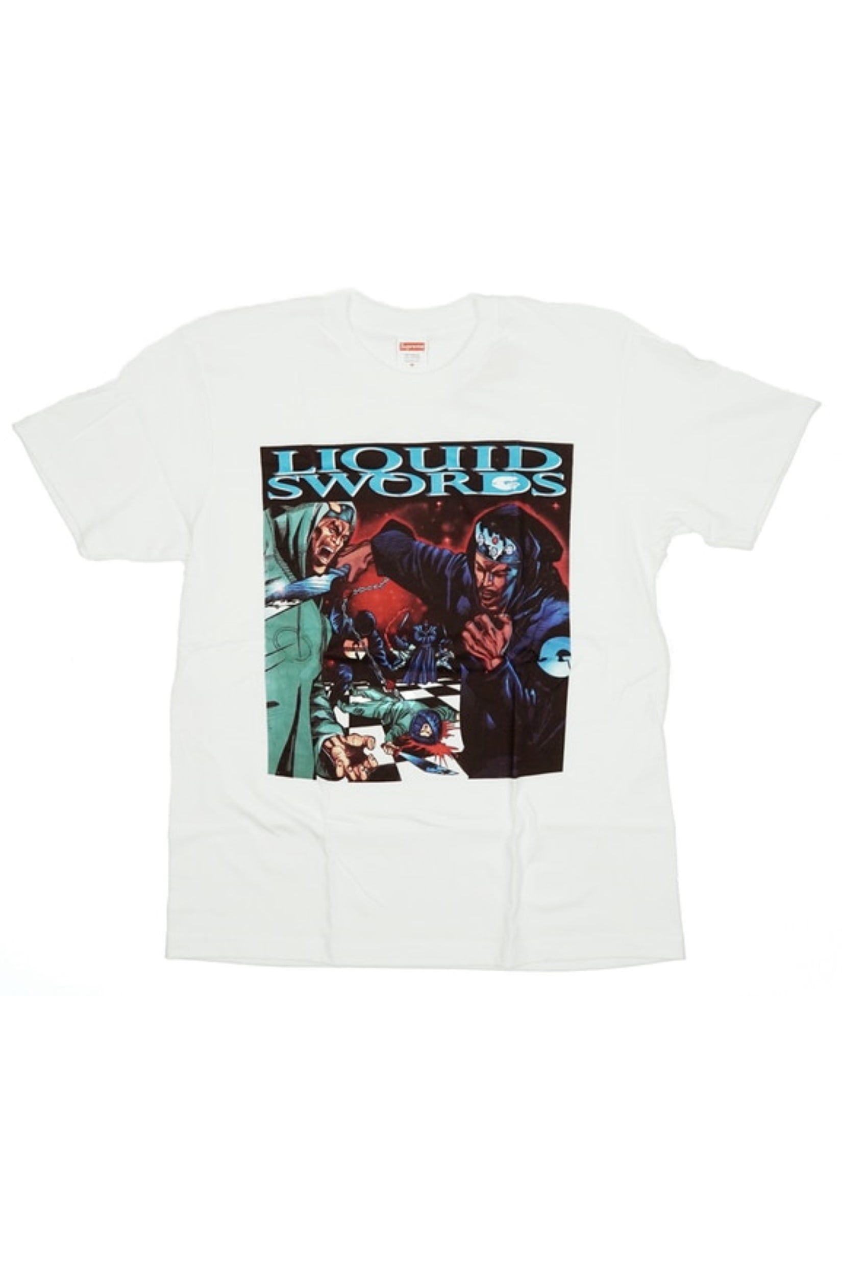 supreme liquid tee white