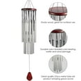 thumbnail image 4 of BSHAPPLUS® 32" Wind Chimes,27 Tubes Metal Wind Chimes Silver Tube Wind Chime Chapel Church Bells Outdoor Garden Yard Indoor Pathway Hanging Home Decoration, 4 of 9