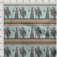 thumbnail image 3 of oneOone Silk Tabby Dusty Teal Green Fabric Women Block Sewing Craft Projects Fabric Prints By Yard 42 Inch Wide, 3 of 4