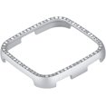thumbnail image 2 of XYCCA 3pcs Watch Case for Women Womans Ladies Watches for Women Case Protector Diamond Watch Case Bling Dimond Watch Screen Intelligent Miss Aluminum Alloy Shell-0621, 2 of 5