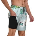 thumbnail image 2 of KLL Animals Riding Across The Sky for Mens Swim Trunks Quick Dry Swim Shorts with Built-in Compression Liner Funny Swimwear Bathing Suits-3X-Large, 2 of 6