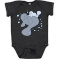 thumbnail image 3 of Inktastic Cute Manatees with Bubbles Boys or Girls Baby Bodysuit, 3 of 5