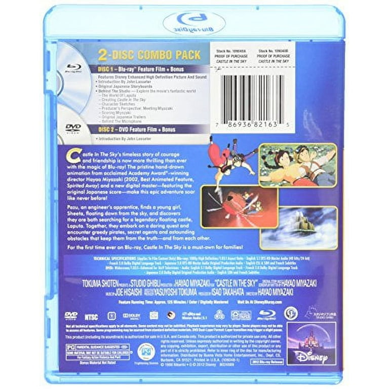 Castle in the Sky (Blu-ray + DVD) - Walmart.com