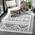 thumbnail image 4 of SAFAVIEH Cabana Arielle Ivory/Grey 2'2"X9' Runner Indoor/Outdoor Area Rug Ivory/Grey, 5'5" x 7'7", 4 of 13