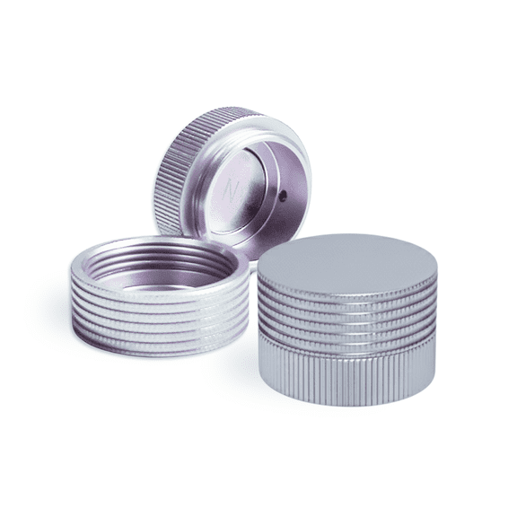 Pool Chalk Holder - Aluminum Round Chalk Holder, Magnetic Chalk Holder Use with TAOM Pyro | Portable Taom v10 Chalk Organizer for Billiards Pool Accessories (Silver)