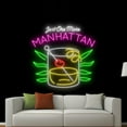 thumbnail image 2 of Handmadetneonsign Just One More Manhattan Neon Sign, Cocktail Wall Art Decor, Bar Pub Home Room Wall Decor, 2 of 5