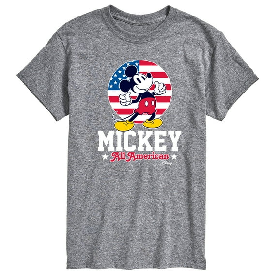 Disney - All American Mickey - Men's Short Sleeve Graphic T-Shirt