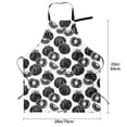 thumbnail image 5 of Lsque Hand Drawn Tomatoes Waterproof Apron Chef Aprons for Men Heavy Duty Chemical Work Apron Extra Long Grilling Aprons with Adjustable Bib Apron, 5 of 9
