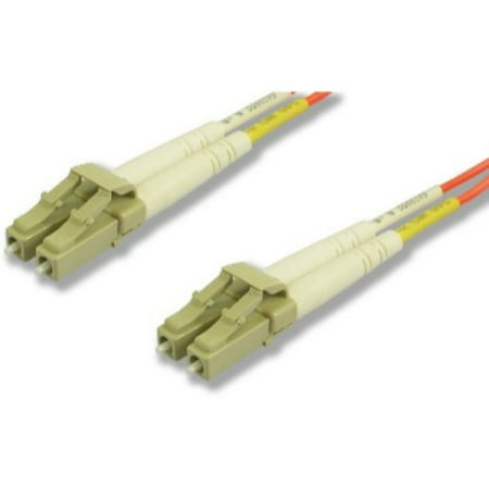 15 Meter Fiber Patch Cable (Lynn Electronics LCLCDUPMM-15M LC-LC 62.5/125 Duplex Multi-Mode Fiber Optic Patch Cable, 15-Meter,)
